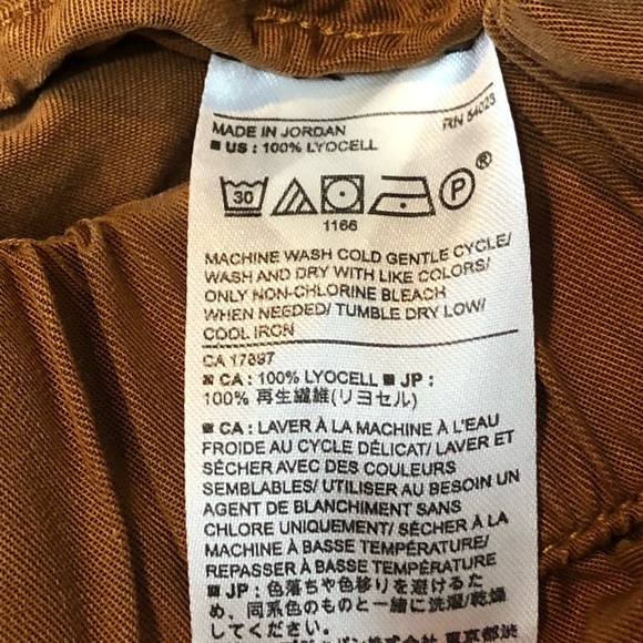 Banana Republic Burn Orange Light Weight Cargo Joggers with Pockets - Picture 4 of 7